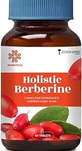 Sponsored Ad - ZEROHARM Holistic Berberine tablets | Berberine extract supplement | Plant based | Balances sugar levels | ...